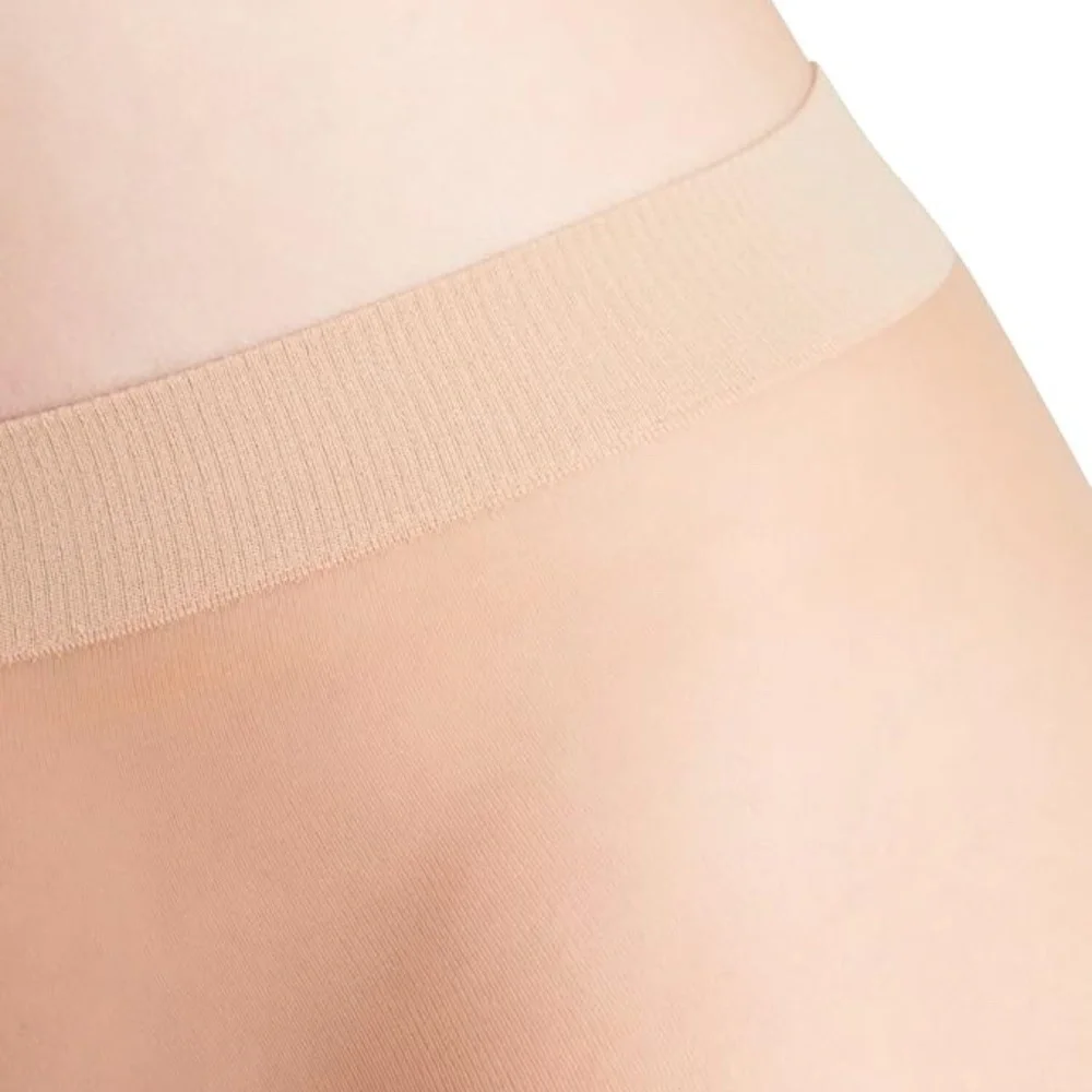 FALKE Women's Invisible Deluxe 8 Tights, Beige & Falke Dot Anklet Stocking Blue